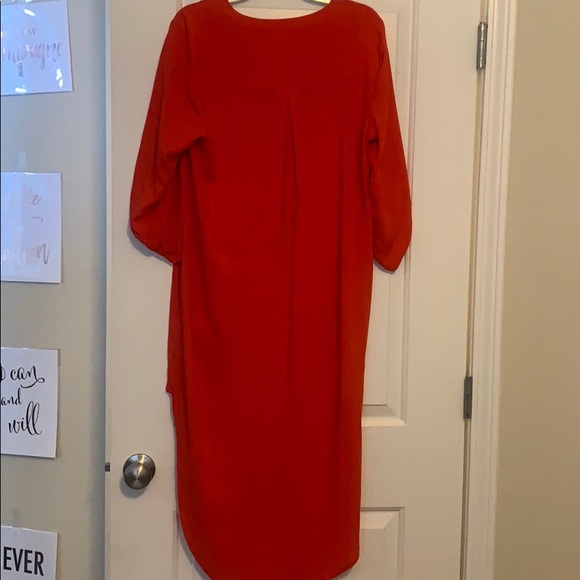 Long casual, nylon dress. - Picture 4 of 5